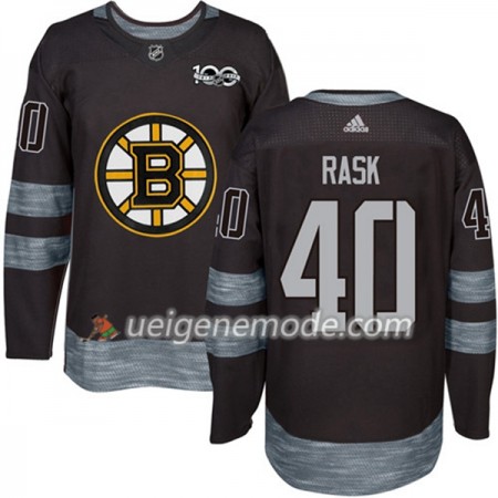 Herren Eishockey Boston Bruins Trikot Tuukka Rask 40 1917-2017 100th Anniversary Adidas Schwarz Authentic
